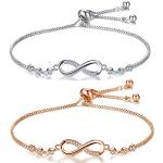 Zilveren Roestvrije Stalen Infinity armbanden voor Dames 