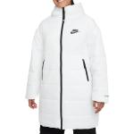 Casual Witte Nike Therma Parka jassen met capuchon  in maat L in de Sale voor Dames 