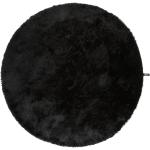 Zwarte Polyester Ronde vloerkleden 80 cm in de Sale 