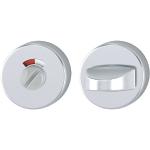 HOPPE Ronde rozet diameter 53 mm | aluminium zilver geanodiseerd | WC/badkamer | 1 paar