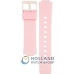 Roze Kunststof Horlogebanden met Gesp 