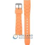 Oranje Rubberen Horlogebanden met Gesp 