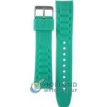 Turquoise Rubberen Horlogebanden met Gesp 