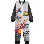 Hot Wheels Jumpsuit pyjama onesie jongens, Meerkleurig, 3-4 Jaar
