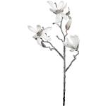 HOUSE OF SEASONS Magnolia White flocked-l43 cm kunstbloemen, meerkleurig, uniek