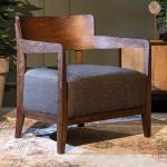 Retro Bruine Houten Design fauteuils in de Sale 