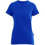 Koningsblauwe Effen T-shirts Ronde hals  in maat XL Bio Sustainable voor Dames 