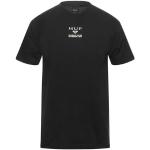 Zwarte Jersey Huf T-shirts met opdruk  in maat M voor Heren 