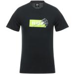 Zwarte Jersey Huf T-shirts met opdruk  in maat S voor Heren 