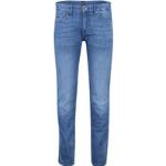 Lichtblauwe Stretch HUGO BOSS BOSS Stretch jeans  in maat M  lengte L32  breedte W38 voor Heren 