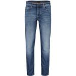 Blauwe Stretch HUGO BOSS BOSS Tapered jeans  in maat M  lengte L32  breedte W38 Tapered voor Heren 