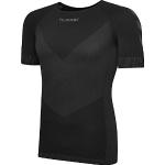 Scandinavische Zwarte Jersey Hummel First Seamless Gebreide T-shirts  in maat S in de Sale voor Heren 