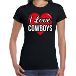 Cowboy Rode T-shirts met opdruk  voor een Stappen / uitgaan / feest voor Dames 