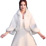 Casual Witte Omslagdoeken  voor een Bruid  in Onesize voor Dames 