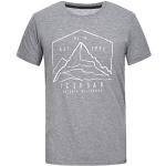 Lichtgrijze Ice Peak T-shirts met ronde hals Ronde hals  in maat S voor Heren 