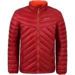 Rode Polyamide Ice Peak Gewatteerde Donzen jas  in maat XL voor Heren 