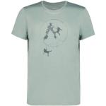 Lichtgroene Polyester Ice Peak T-shirts met ronde hals Ronde hals  in maat S voor Heren 