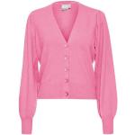 Roze Polyester ICHI Gebreide Gebreide vesten  in maat L voor Dames 