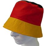 Rode Polyester Bucket hats 58 met motief van Duitsland 