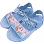 Lichtblauwe Frozen Sandalen  voor de Zomer  in 23 met Klittenbandsluitingen voor Meisjes 