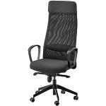 IKEA MARKUS Bureaustoel, Pas de hoogte en hoek van deze stoel aan zodat uw werkdag comfortabel aanvoelt [Vissle donkergrijs]