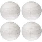 IKEA REGOLIT Witte Rijstpapier Ball Lampenkap 45cm - Set van 4