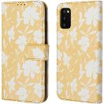 Gele Bloemen Samsung Galaxy A41 Hoesjes type: Flip Case voor Dames 