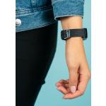 Zwarte Nylon Smartwatches met Textiel met Gesp voor Dames 