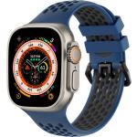 Sport Blauwe Siliconen Horlogebanden met Siliconen voor Zwemmen met Gesp voor Dames 