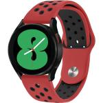 Sport Rode Siliconen Horlogebanden met Siliconen voor Zwemmen voor Dames 