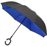 Impliva paraplu Inside Out handopening 107 cm blauw/zwart