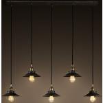 Industriële Zwarte Metalen Dimbare Groenovatie E27 Verstelbare hanglampen in de Sale 