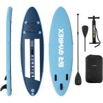 Inflatable SUP-bord - 135 kg - blauw / marineblauw - set met peddel en accessoires