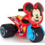 Rode Kunststof Injusa Duckstad Mickey Mouse Driewielers 2 - 3 jaar met motief van Muis voor Jongens 
