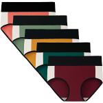 Klassieke Multicolored Ademende Tailleslips  in maat L 5 stuks voor Dames 