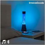InnovaGoods Lavalamp met Bluetooth luidspreker en microfoon 30 W, zwart en blauw