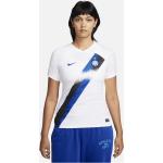 Witte Jersey Nike Dri-Fit Ademende Voetbalshirts  voor een Verjaardag  in maat XS voor Dames 
