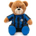 Inter Teddy Bear officiële FC-teddybeer, zwart, lichtblauw, nieuw logo