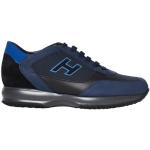 Blauwe Leren Hogan Herensneakers  in 40 in de Sale 
