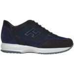 Blauwe Leren Hogan Herensneakers  in maat 39,5 in de Sale 