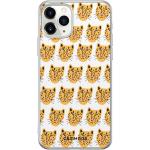 Gele Siliconen Casimoda iPhone 11 hoesjes met motief van Luipaard 