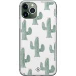 Groene Siliconen Casimoda iPhone 11 hoesjes met motief van Cactus Sustainable 
