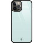 Pastelblauwe Casimoda iPhone 12 Pro hoesjes type: Hardcase 