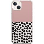 Roze Siliconen Casimoda iPhone 13 Mini hoesjes type: Bumper Hoesje 