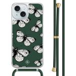 Groene Acryl Casimoda iPhone hoesjes met motief van Vlinder 