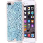 Blauwe Acryl Casimoda iPhone 8 Plus hoesjes met Glitter 