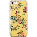 Gele Siliconen Casimoda Bloemen iPhone 8 hoesjes type: Softcase 