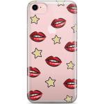 iPhone 8 / 7 transparant hoesje - Lips & stars