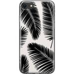 iPhone SE 2020 siliconen telefoonhoesje - Palm leaves silhouette