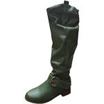 Groene Rubberen Plateau laarzen  voor de Herfst  in maat 42 voor Dames 